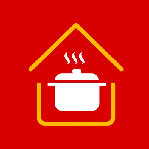 Logo Lá em Casa Marmitaria